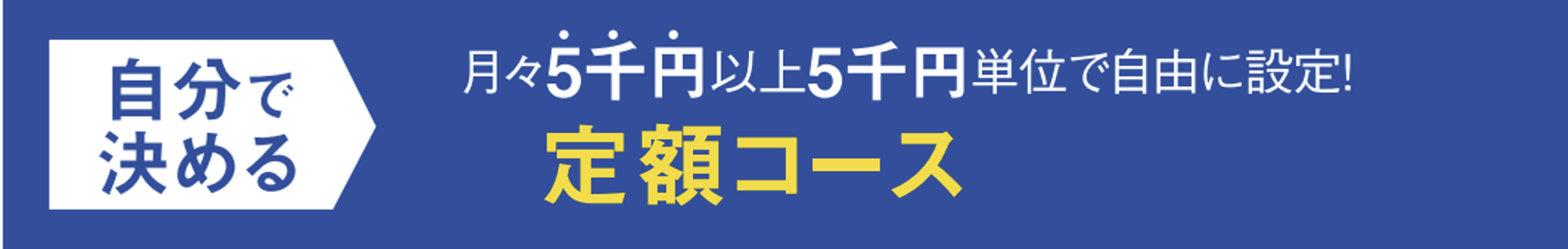 自分で決める定額コース